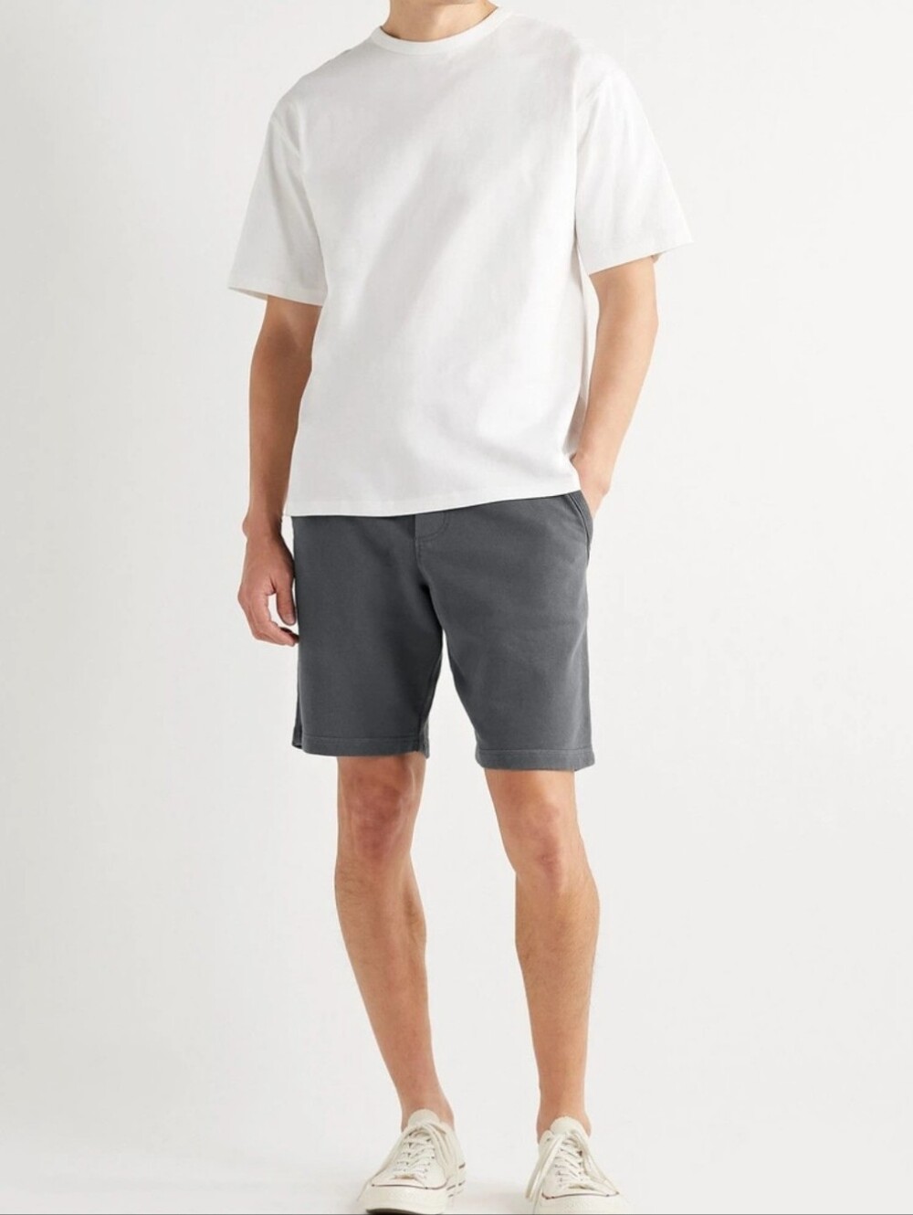 Orlebar Brown 100% Cotton Charcoal Gray Shorts 8" Men's 30